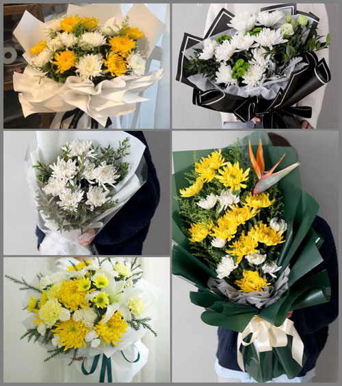 湖北孝感市安陆市府城街道光明村白事花束代送